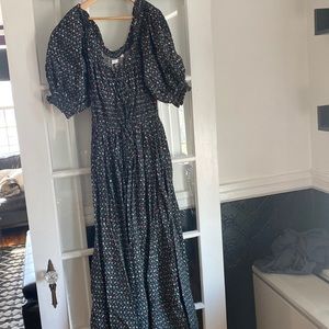 DOEN floor length dress, never worn